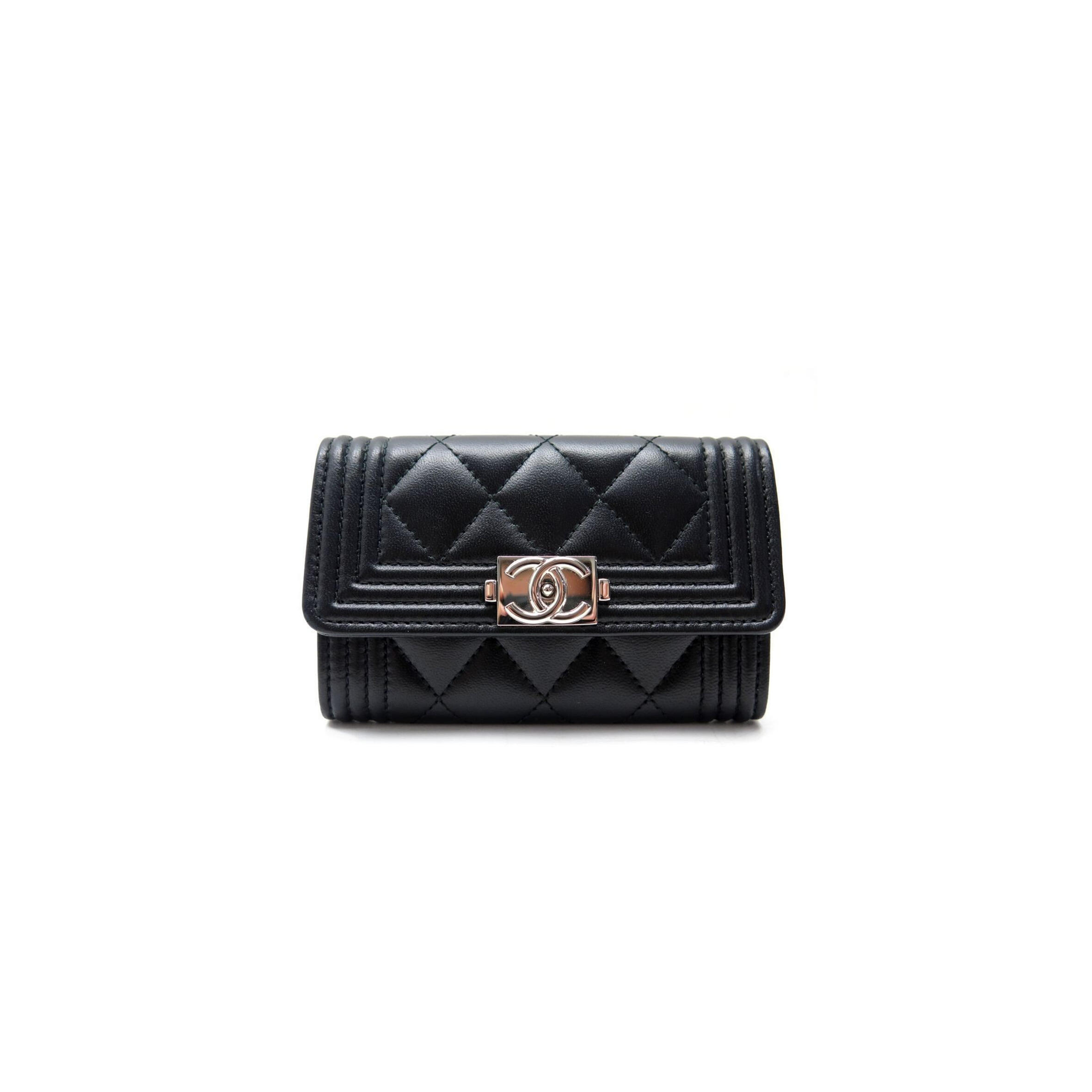 CHANEL BOY FLAP CARD HOLDER A80603 (11*8.5*3cm)